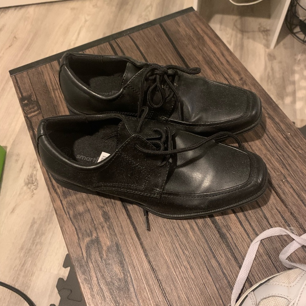 Boys dress shoes.  Worn once for
Communion.